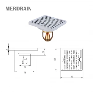 Phễu thoát sàn MERDRAIN _MD-S7053B