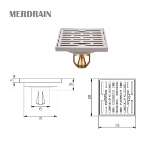 Phễu thoát sàn MERDRAIN _MD-S7053BN