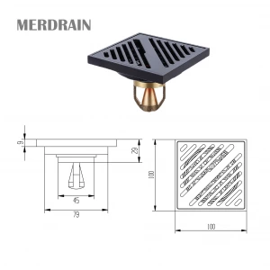 Phễu thoát sàn MERDRAIN _MD-S7063MB